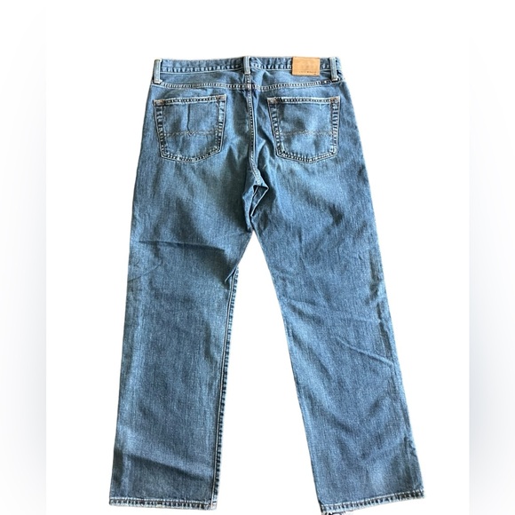 Lucky Brand 363 Vintage Straight Mens Jeans Size 34x30 Distressed Denim - Picture 2 of 9